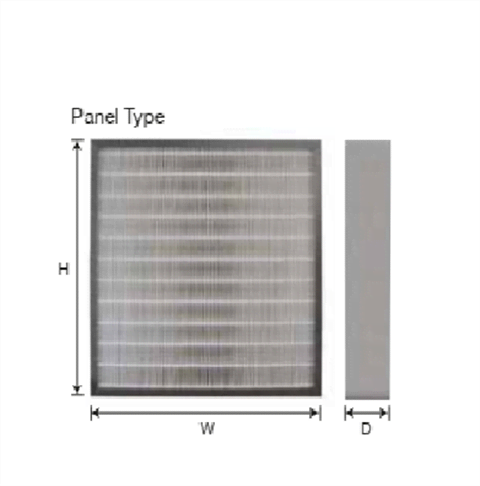 Nitta Medium filter eSPLE series - Panel type